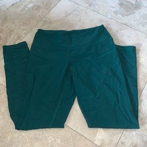 North face blue-green leggings